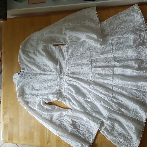 Lost + Wander Love Letters Mini Dress, White, M - Picture 14 of 16